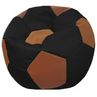Кресло-мешок Мяч Стандарт коричнево-черное