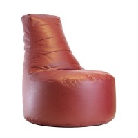 Бескаркасное кресло Чил Аут экокожа (85 х 105 см) бордо
