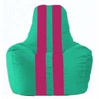 Кресло-мешок Спортинг бирюзовый - лиловый С1.1-284