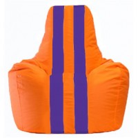 Кресло-мешок Спортинг оранжевый - фиолетовый С1.1-208
