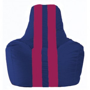 Кресло-мешок Спортинг синий - лиловый С1.1-116