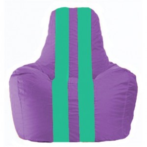 Кресло-мешок Спортинг сиреневый - бирюзовый С1.1-112