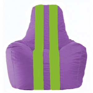 Кресло-мешок Спортинг сиреневый - салатовый С1.1-108