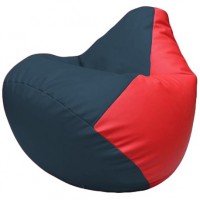 Кресло-мешок Груша Г2.3-1509 синий, красный